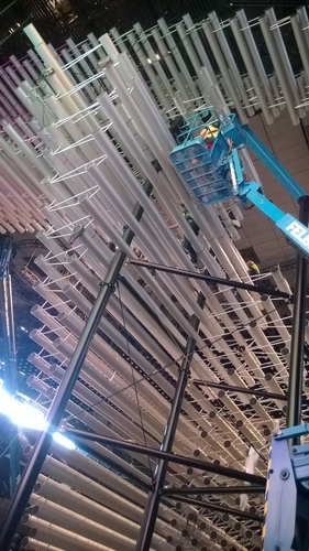 Foto Podium Eurovisie Songfestival, Wenen, Oostenrijk