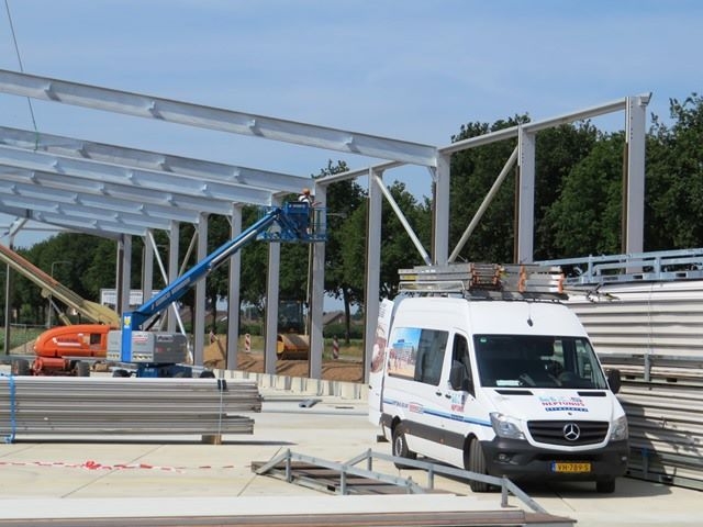 Foto Ausbau Logistikzentrum Neptunus Structures, Kessel, Niederlande