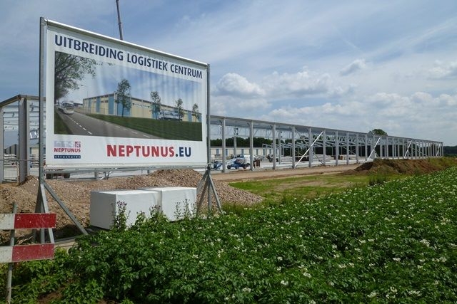 Foto Ausbau Logistikzentrum Neptunus Structures, Kessel, Niederlande