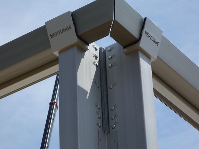 Foto Ausbau Logistikzentrum Neptunus Structures, Kessel, Niederlande