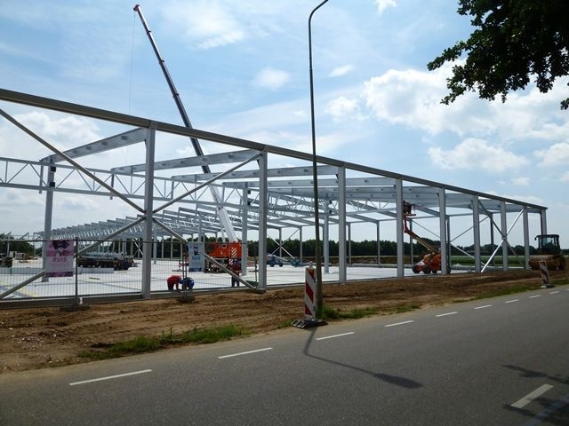 Foto Ausbau Logistikzentrum Neptunus Structures, Kessel, Niederlande