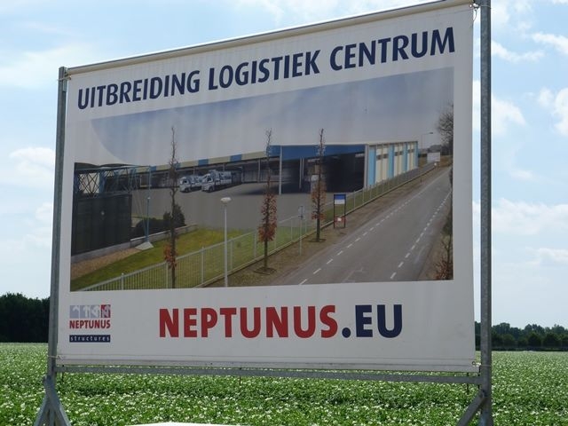 Foto Ausbau Logistikzentrum Neptunus Structures, Kessel, Niederlande