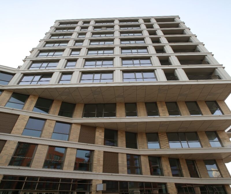 Upstairs apartments in the Paleiskwartier district, Den Bosch