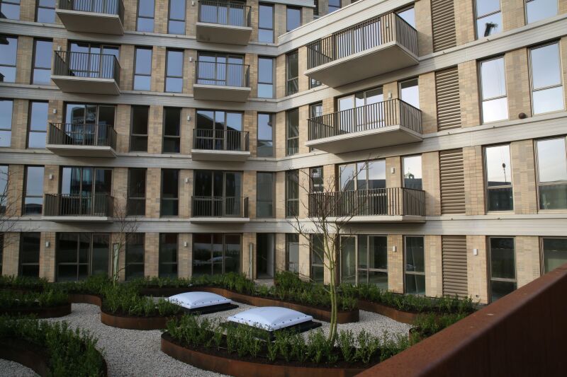 Foto Upstairs apartments in the Paleiskwartier district, Den Bosch